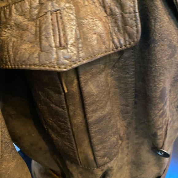 BB Dakota Leather Belted Moto Jacket - Picture 11 of 16